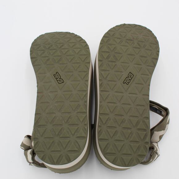 Teva Flatform Universal Sandals Womens 10 Green Camo Platform Sport Outdoor - Picture 6 of 8